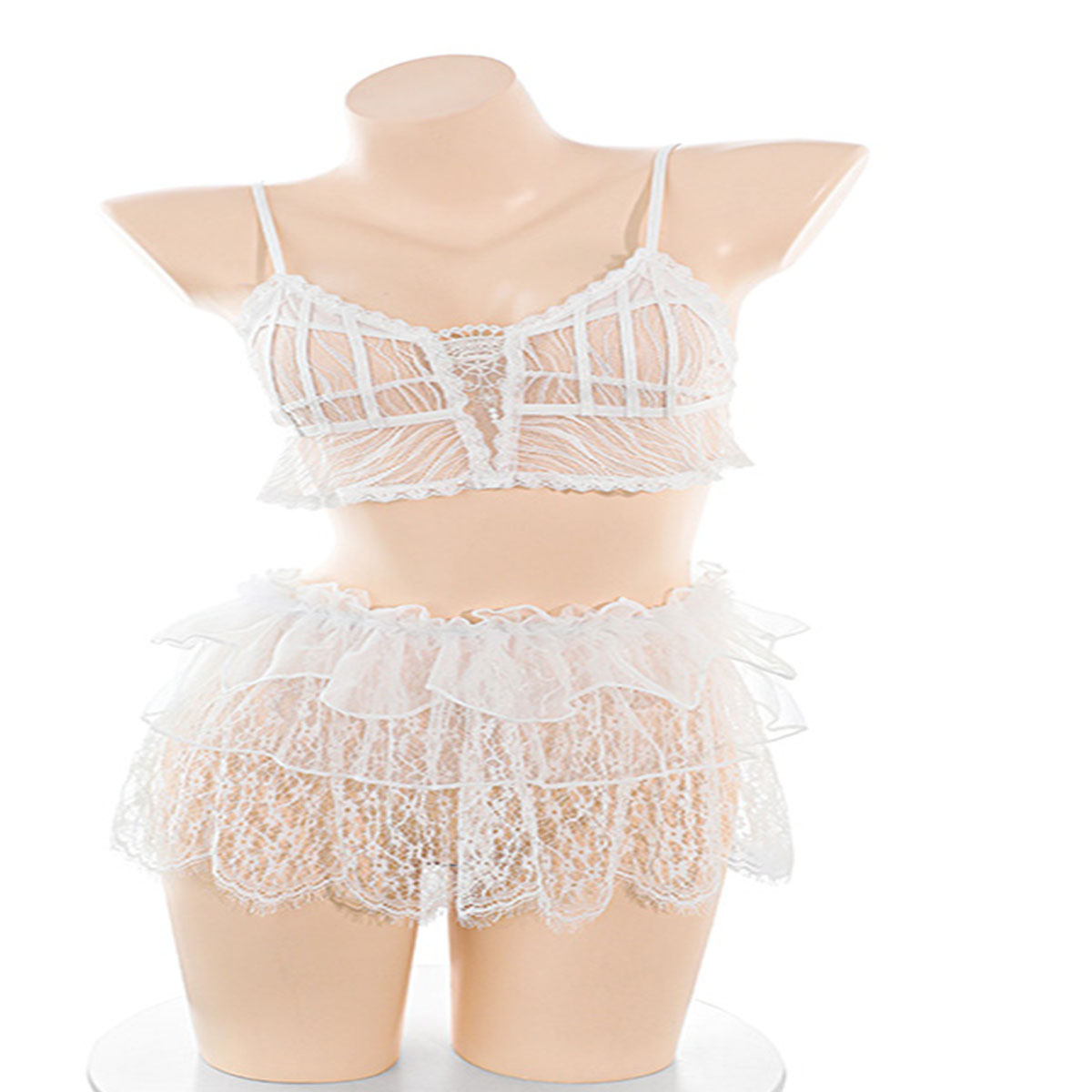 LISM Słodki, prześwitujący kor – Lace Bralette Set recenzja i cena